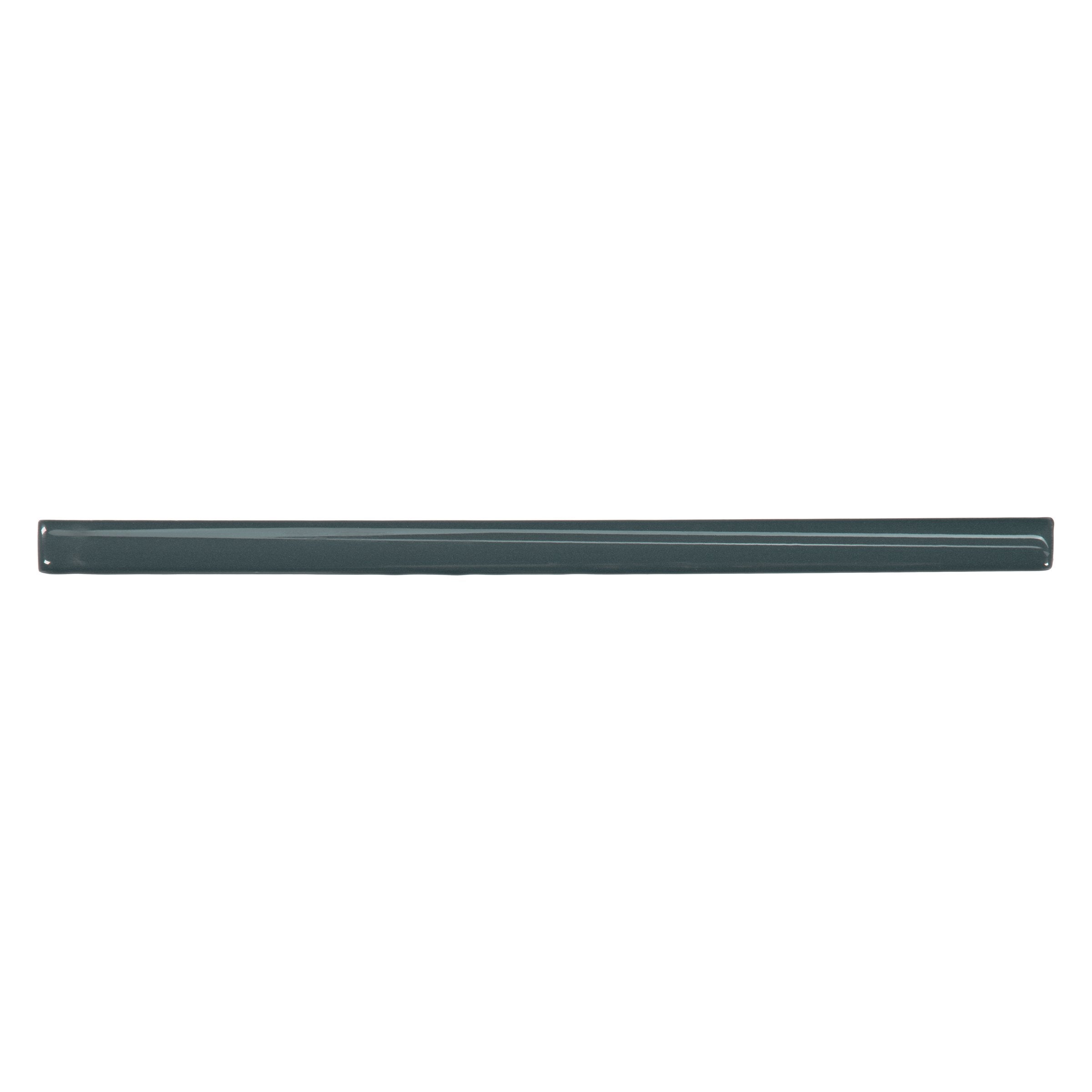 Bedrosians Marin 0.5" x 12" Jolly Miter Edge Ceramic Trim in Midnight Tide | Item Code 100003181