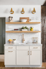 Bedrosians Zagora 2" x 6" Glossy Zellige Field Tile in Neige Blanc | Item Code 100003200