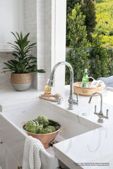 Bedrosians Zagora 2" x 6" Glossy Zellige Field Tile in Blanc | Item Code 100003201