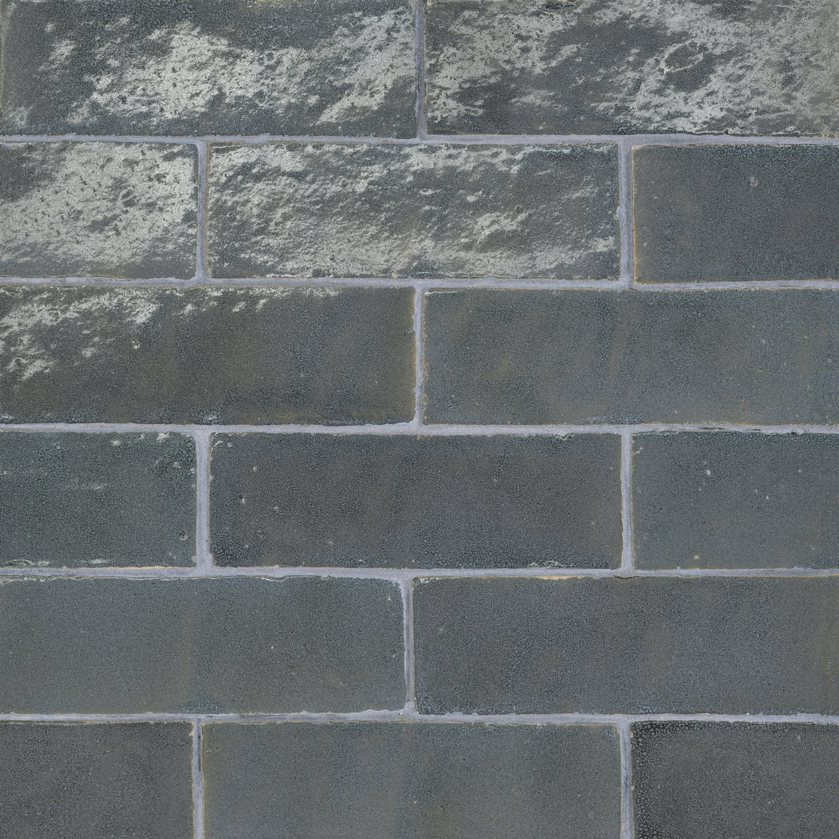 Bedrosians Zagora 2" x 6" Glossy Zellige Field Tile in Charcoal | Item Code 100003212