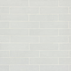 Bedrosians Montana 2.25" x 10" Matte Brick-Look Porcelain Field Tile in Glacier | Item Code 100004007