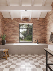 Bedrosians Montana 2.25" x 10" Matte Brick-Look Porcelain Field Tile in Bitterroot | Item Code 100004010