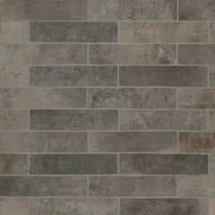 Bedrosians Montana 2.25" x 10" Matte Brick-Look Porcelain Field Tile in Rock Creek | Item Code 100004013