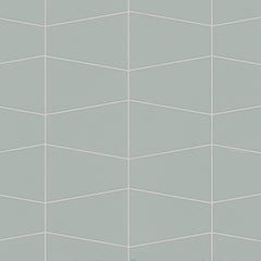 Bedrosians Marin Trapezoid Matte Porcelain Mosaic in Aloe Green | Item Code 100004044