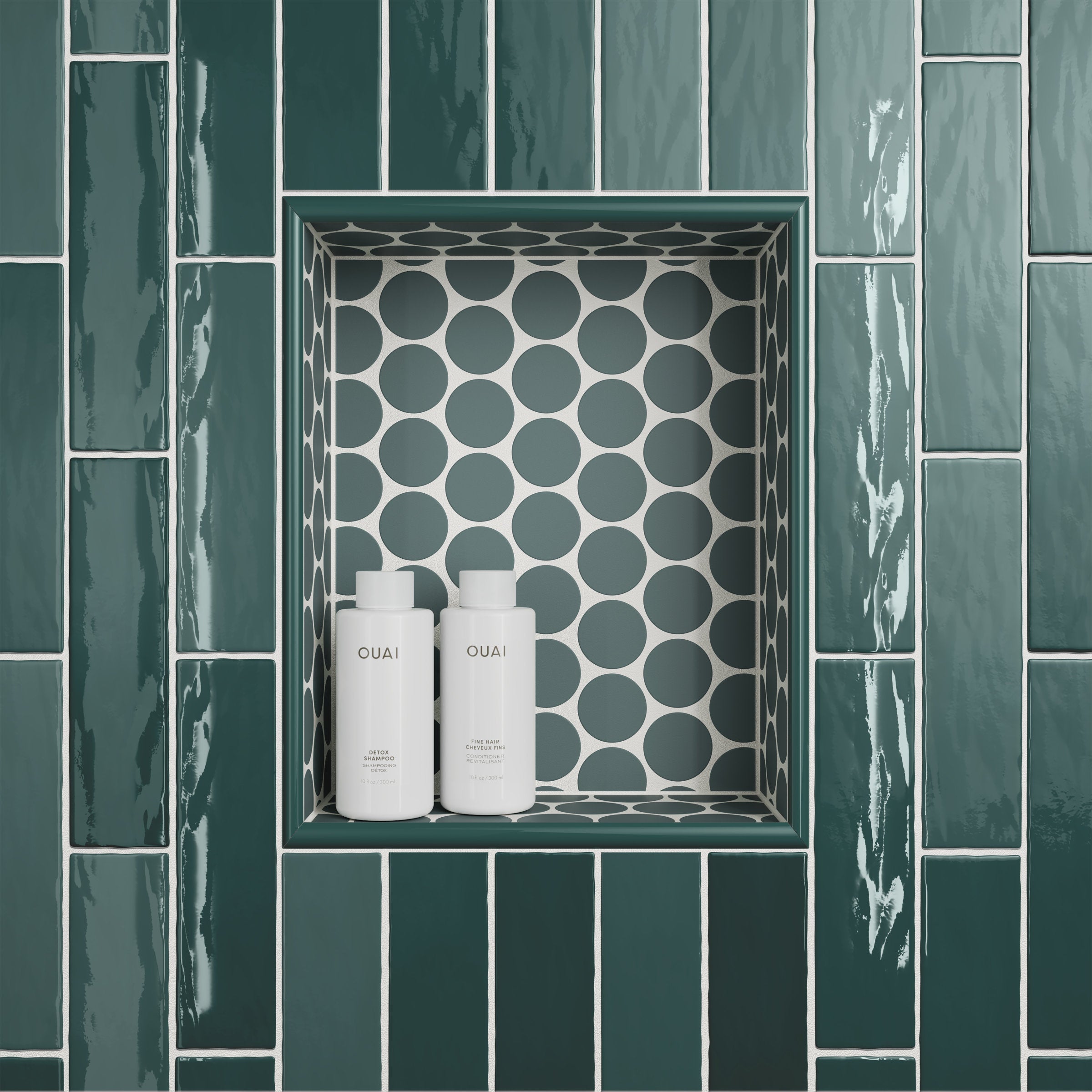 Bedrosians Marin 2.5" x 10" Ceramic Wall Tile in Ocean Teal | Item Code 100003173