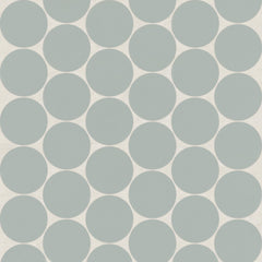 Bedrosians Marin 2" Penny Round Matte Porcelain Mosaic in Aloe Green | Item Code 100004790