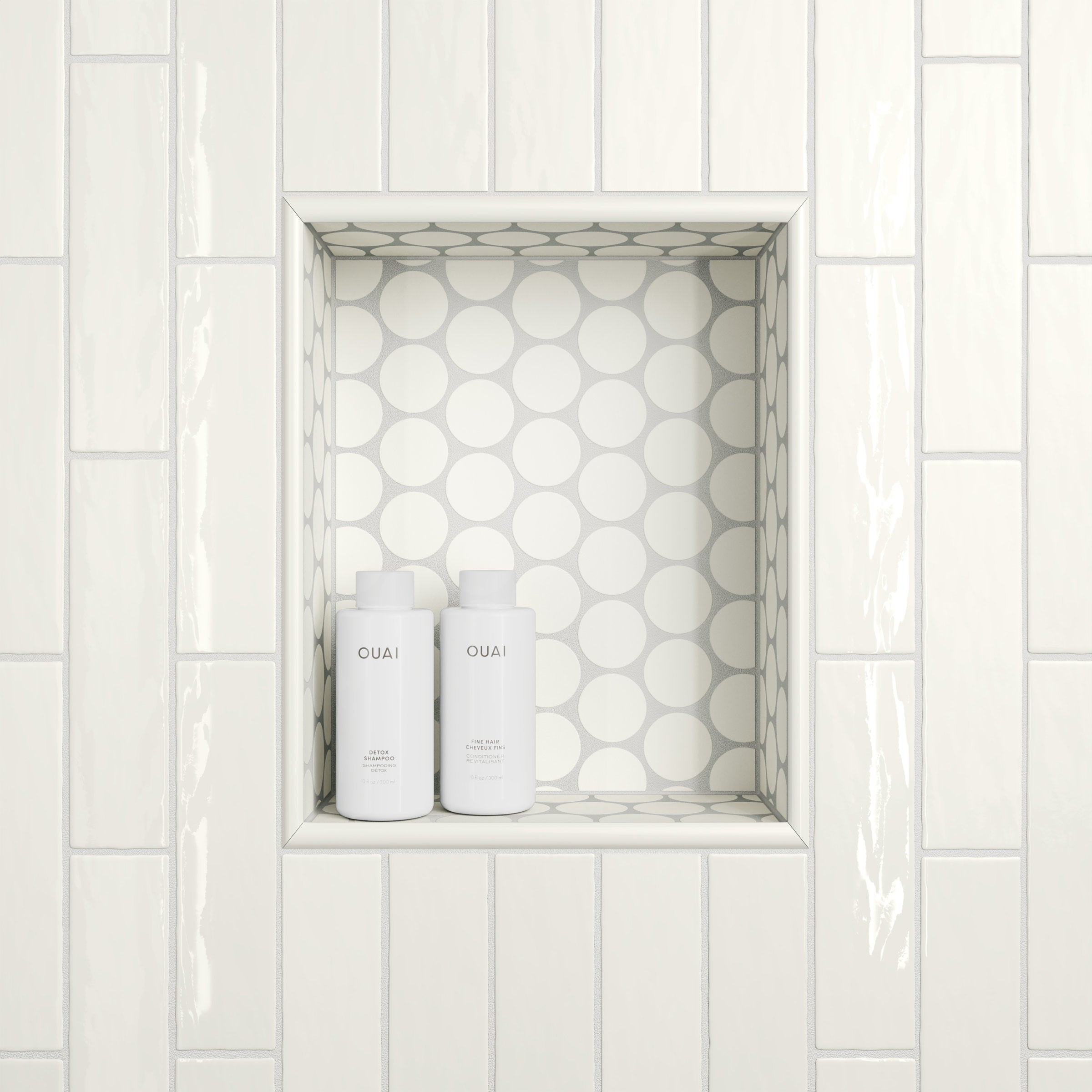 Bedrosians Marin 2.5" x 10" Ceramic Wall Tile in Pearl White | Item Code 100003178