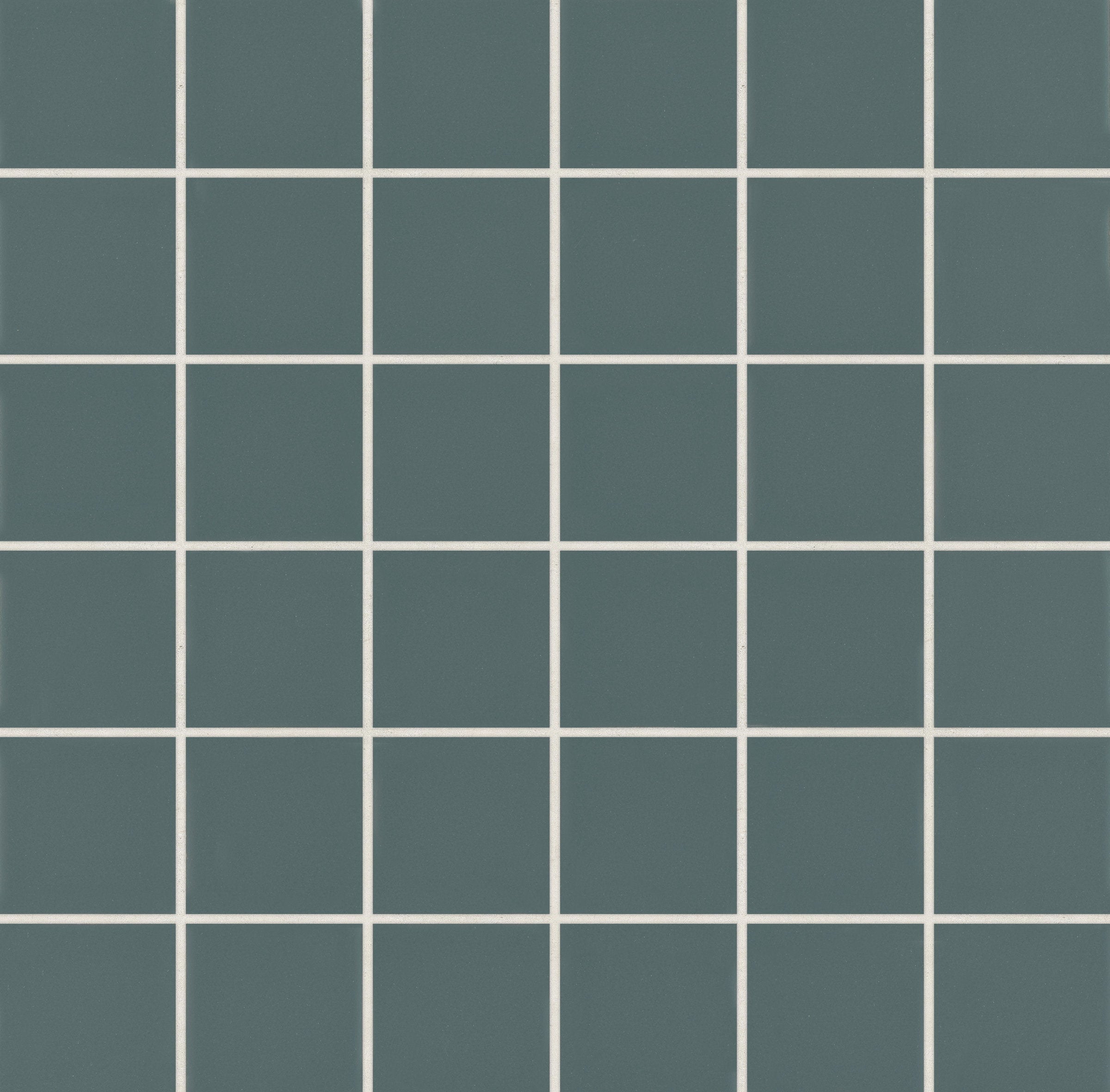 Bedrosians Marin 2" x 2" Square Matte Porcelain Mosaic in Ocean Teal | Item Code 100004798