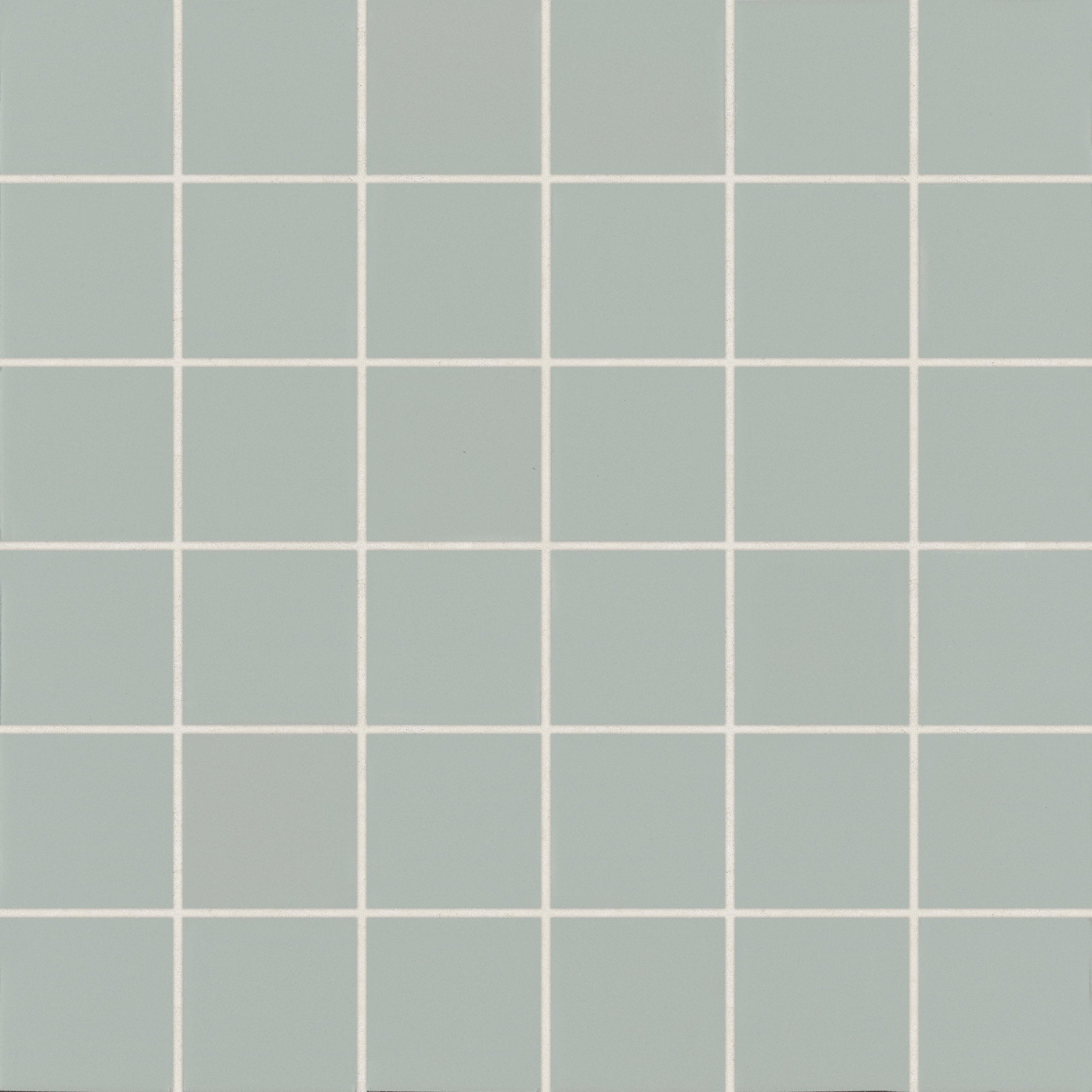 Bedrosians Marin 2" x 2" Square Matte Porcelain Mosaic in Aloe Green | Item Code 100004799