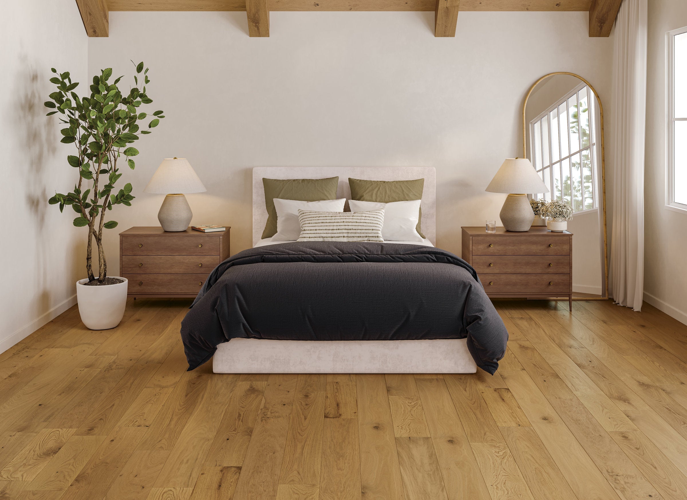 Bedrosians Newport 7.5" x 75" Engineered Hardwood Plank in Dune | Item Code 100005133
