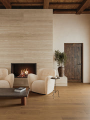 Bedrosians Sensi Roma 48" x 48" Satin Porcelain Field Tile in Cream | Item Code 100005393