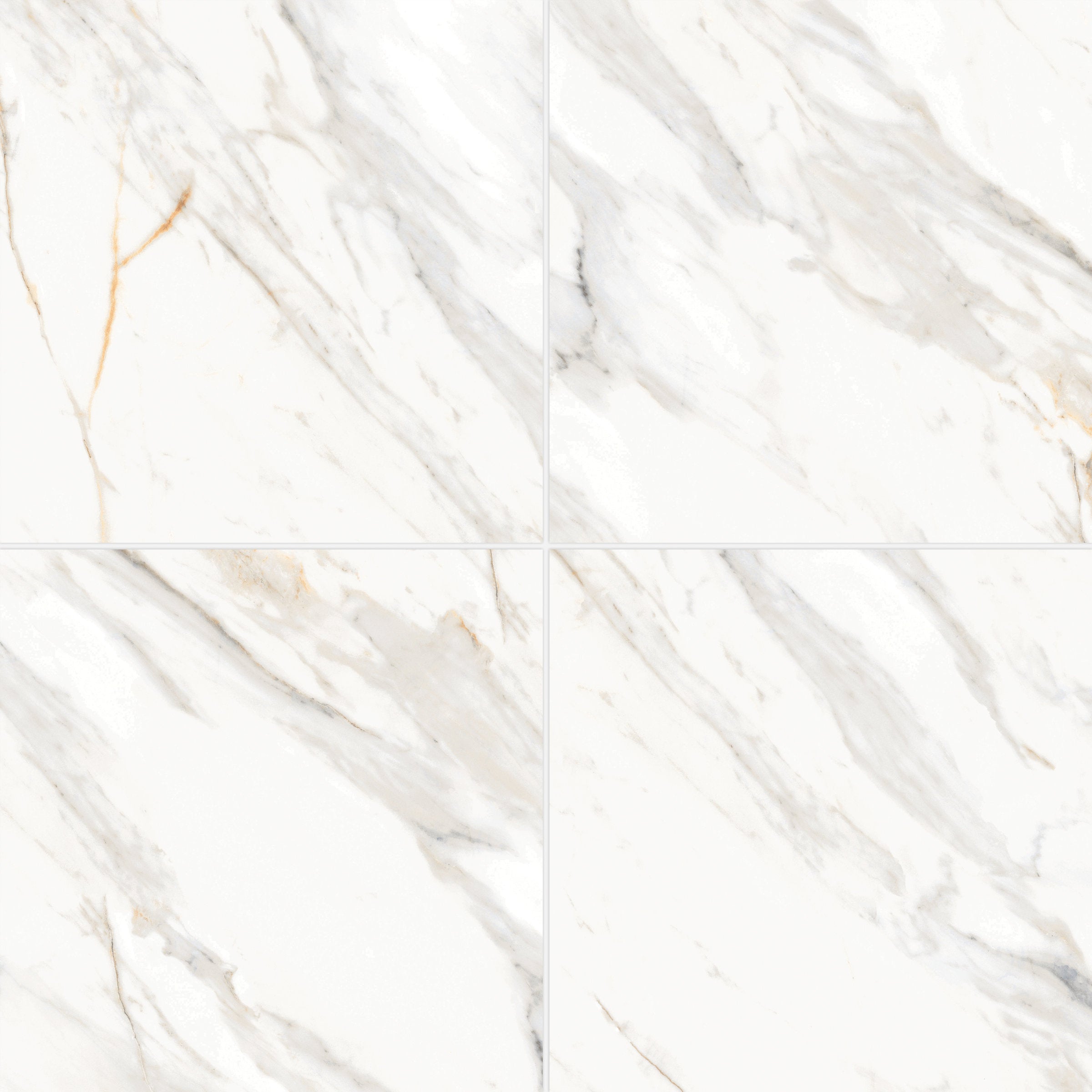 Bedrosians Shandar 24" x 24" Matte Porcelain Field Tile in Arezzo Bianco | Item Code 100005437