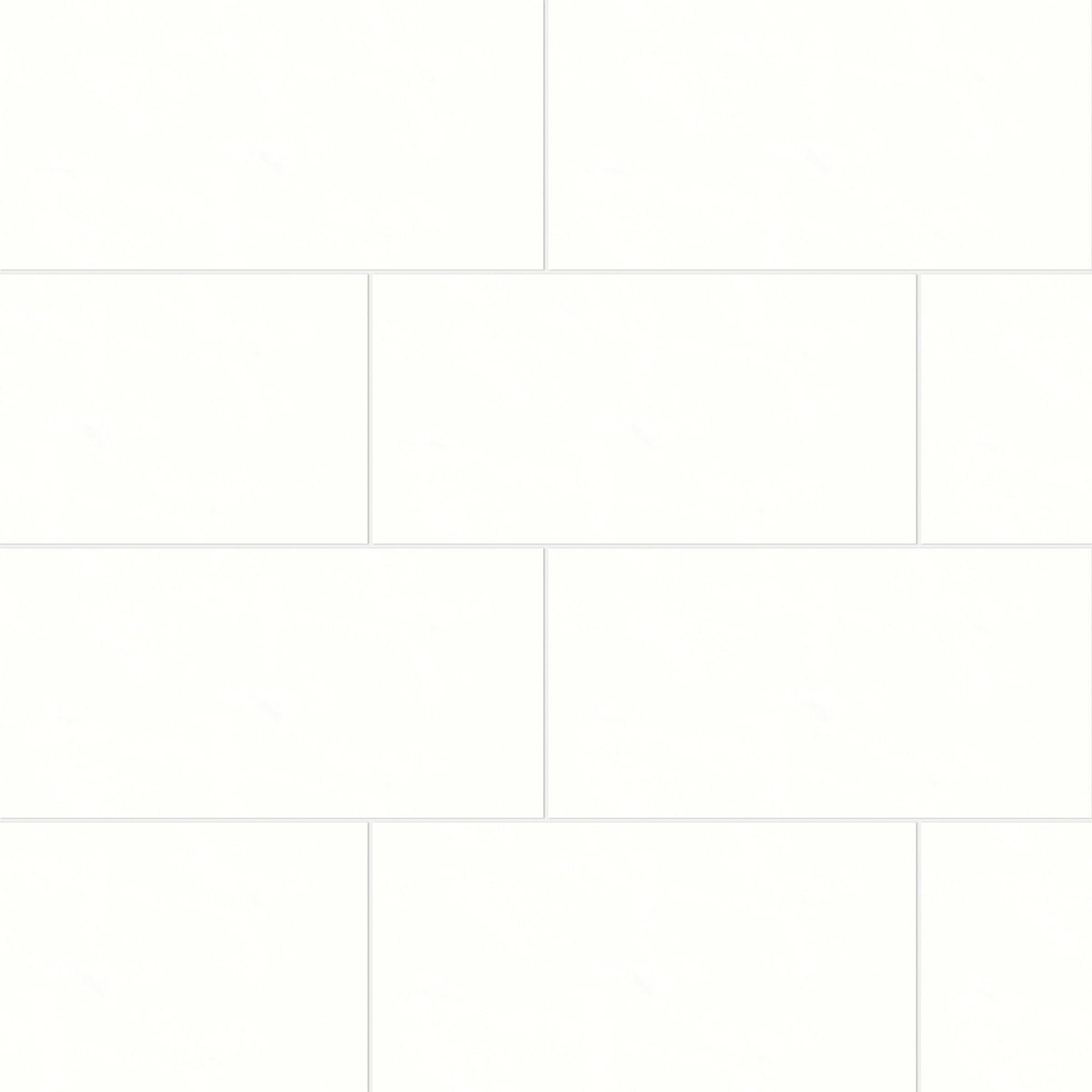 Bedrosians Shandar 12" x 24" Matte Porcelain Field Tile in Plain White | Item Code 100005455