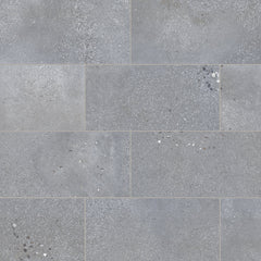 Bedrosians Area 51 12" x 24" Matte Porcelain Field Tile in Steel | Item Code 100005489