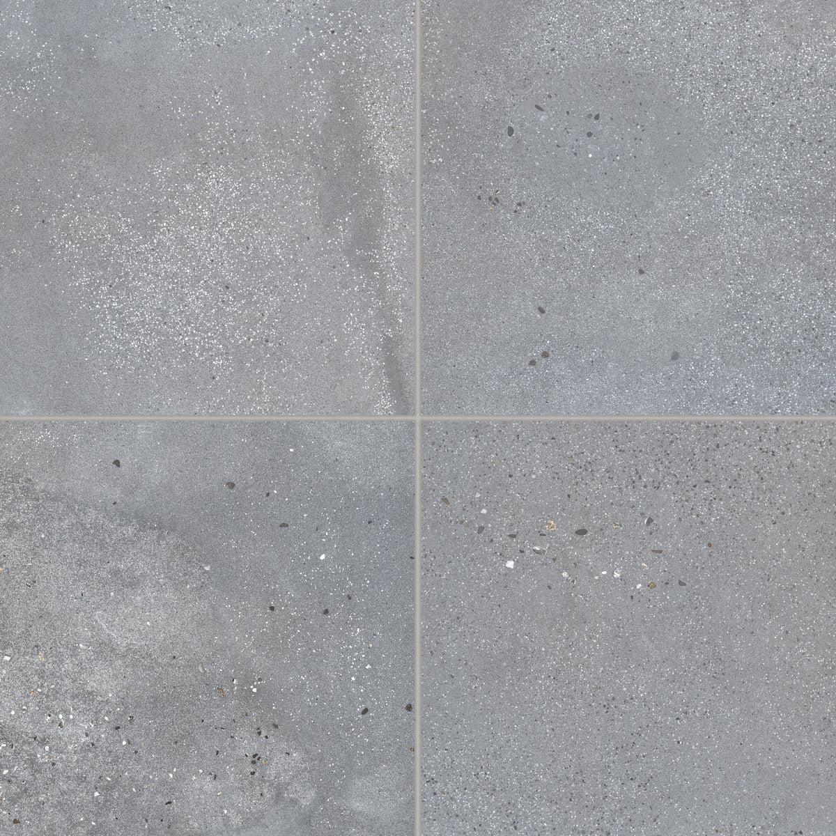 Bedrosians Area 51 24" x 24" Matte Porcelain Field Tile in Steel | Item Code 100005493
