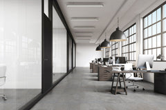 Bedrosians Area 51 24" x 24" Matte Porcelain Field Tile in Steel | Item Code 100005493