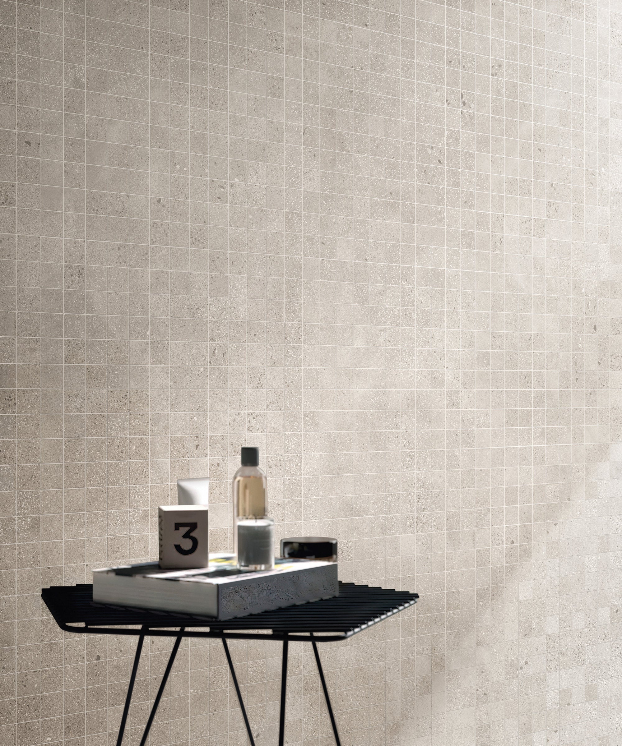Bedrosians Area 51 2" x 2" Square Matte Porcelain Mosaic in Clay | Item Code 100006318