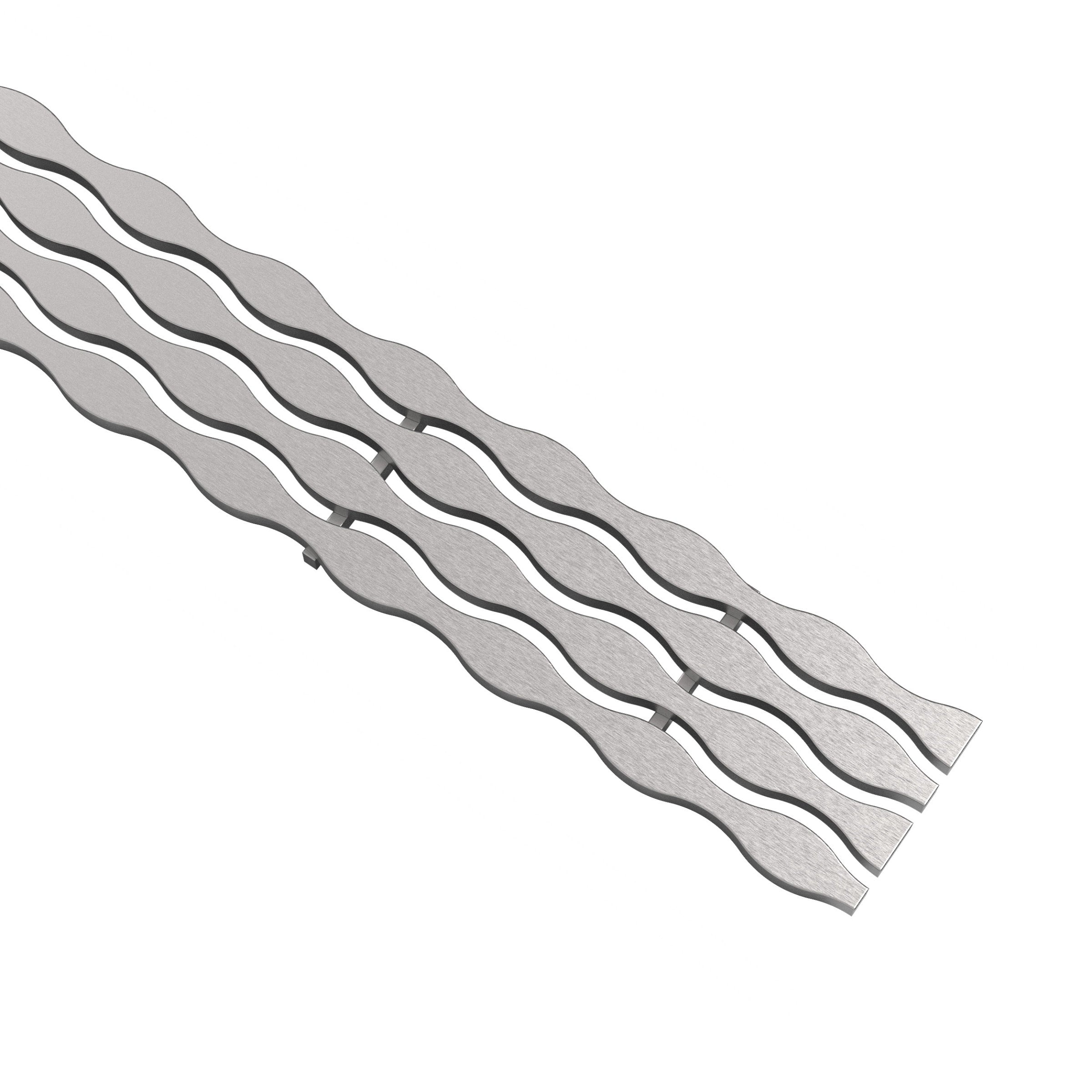 Bedrosians Oatey Showerline Drain Cover - Steam 32" Brushed SS #STREAM32 | Item Code 100006527