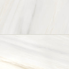 Bedrosians Magnifica Era 24" x 48" - 8mm Honed Porcelain Tile in Bianco Lasa | Item Code 100007406