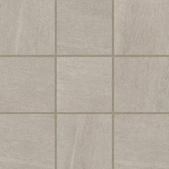 Bedrosians Magnifica Era 4" x 4" - 8mm Honed Porcelain Mosaic Tile in Basalt Sand | Item Code 100007430