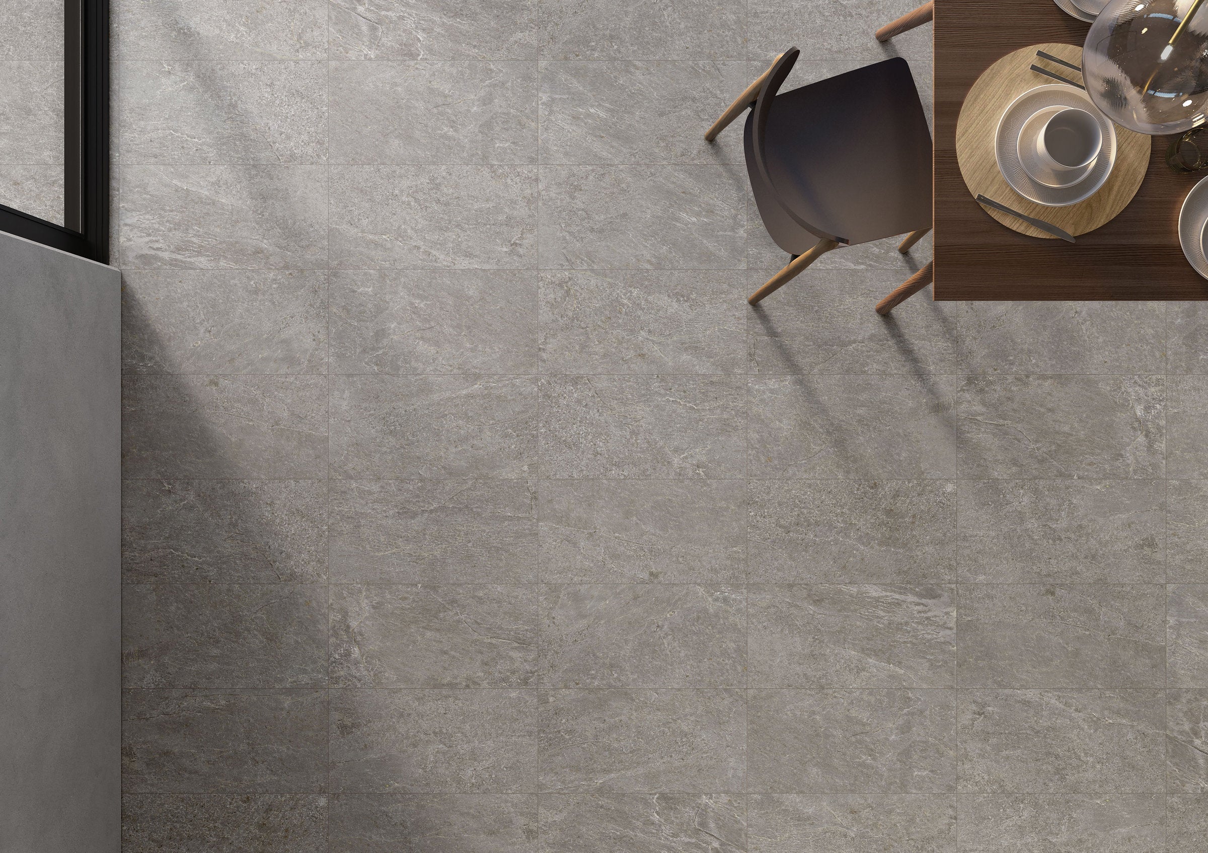 Bedrosians Farmhouse Living 12" x 24" Matte Porcelain Field Tile in Millstone | Item Code 100007651