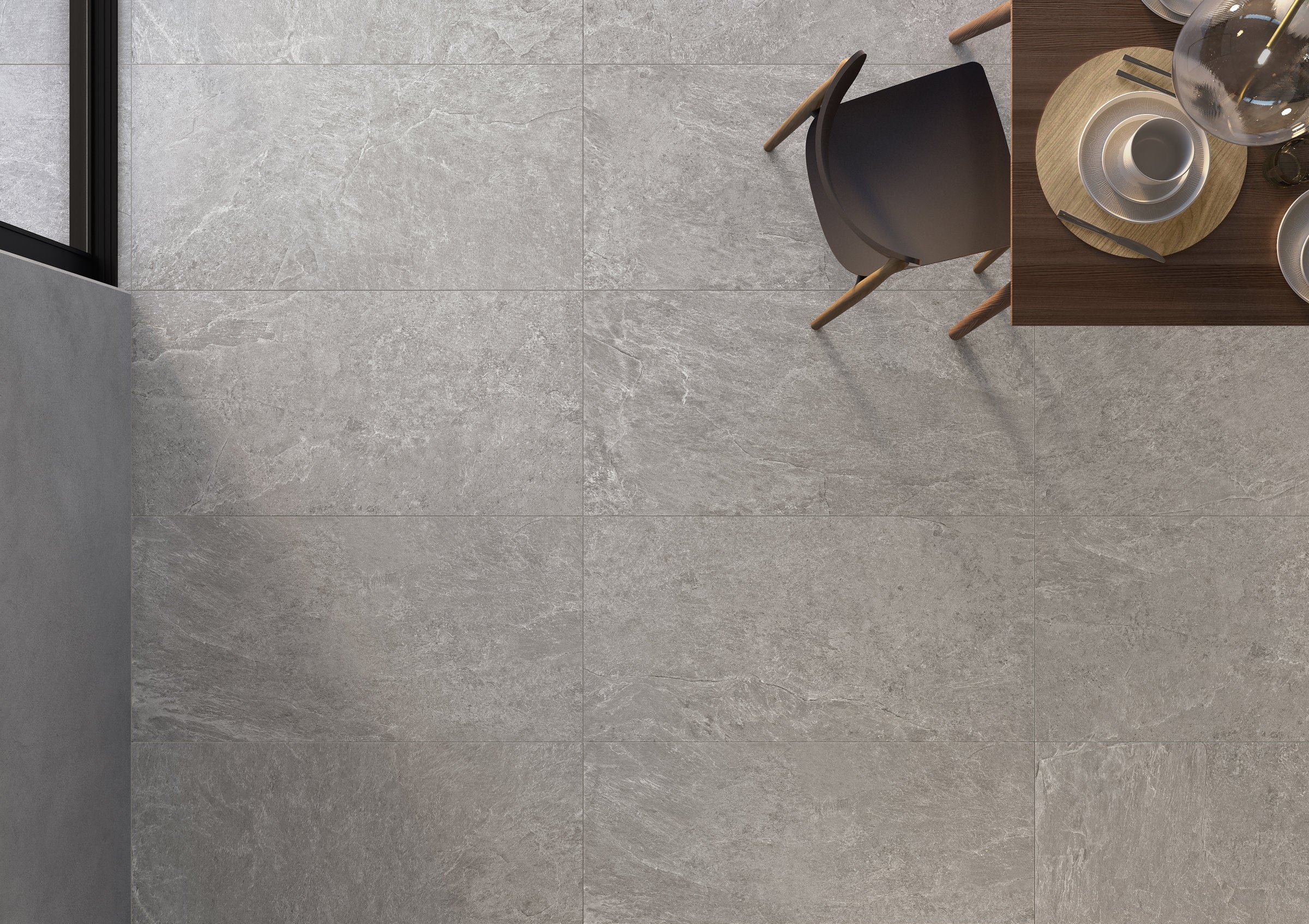 Bedrosians Farmhouse Living 24" x 48" Matte Porcelain Field Tile in Millstone | Item Code 100007652