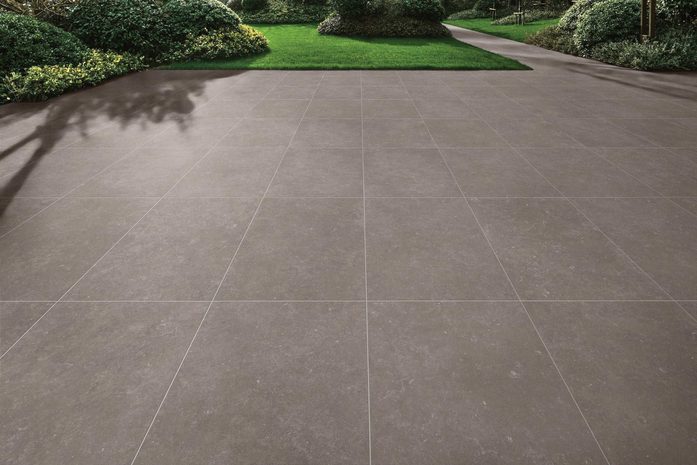 Bedrosians Bluerun 24" x 36" Matte Porcelain Paver in Atlas Gray | Item Code 100008040