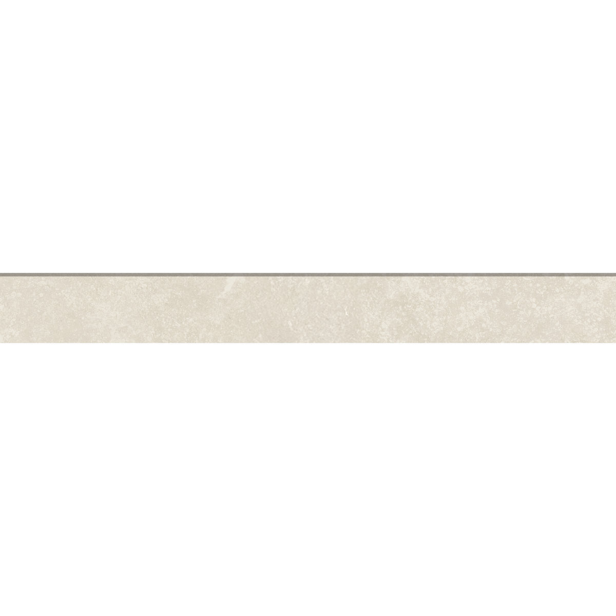 Bedrosians Bluerun 3" x 24" Matte Porcelain Bullnose in Antique White | Item Code 100008044