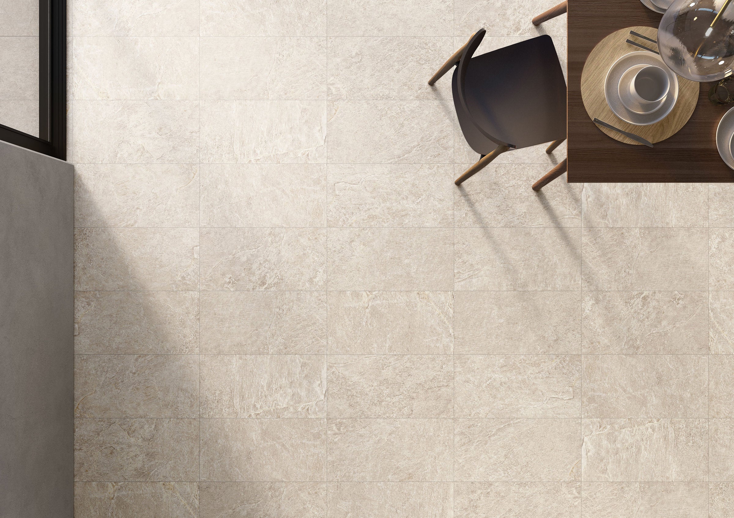 Bedrosians Farmhouse Living 12" x 24" Matte Porcelain Field Tile in Alabaster | Item Code 100008054
