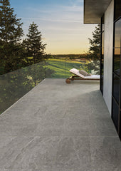 Bedrosians Farmhouse Living 24" x 48" Matte Porcelain Paver in Millstone | Item Code 100008059