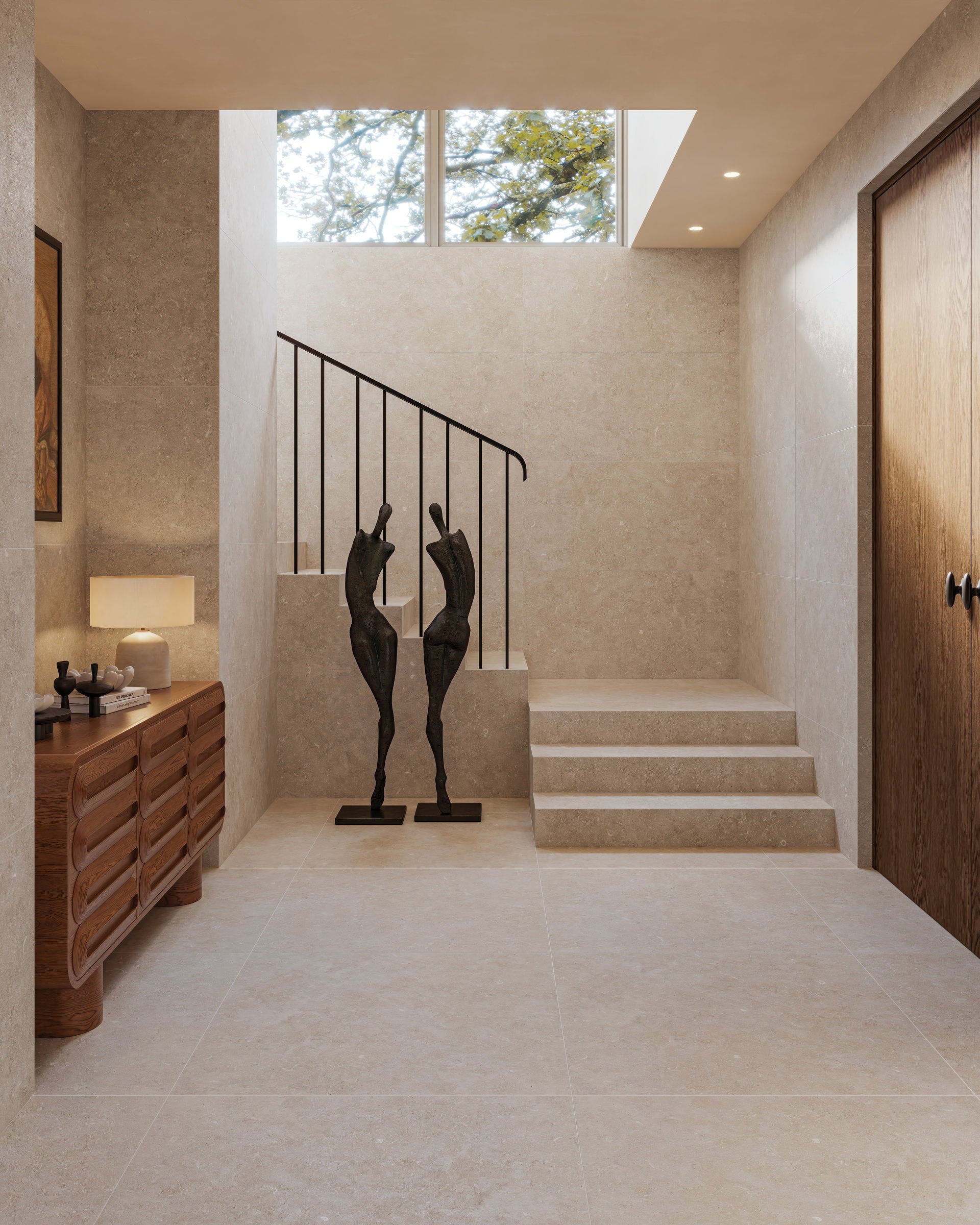 Bedrosians Oda 36" x 36" Soft Textured Matte Porcelain Tile in Light | Item Code 100008727