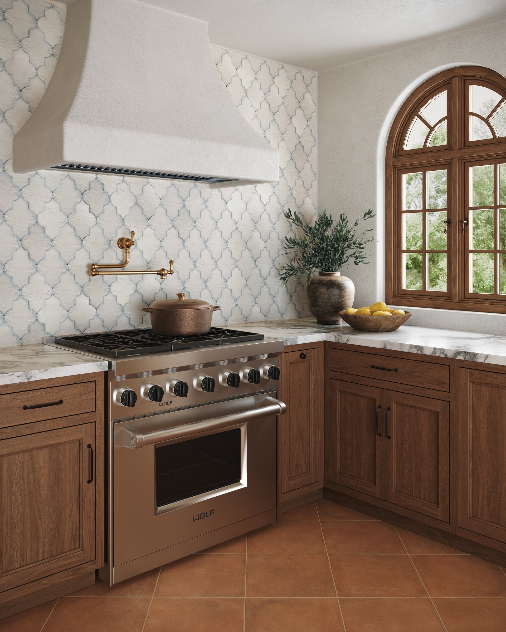 Bedrosians Lantern 3" x 8" Glossy Porcelain Tile in White | Item Code 100008844