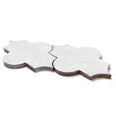 Bedrosians Lantern 3" x 8" Glossy Porcelain Tile in White | Item Code 100008844