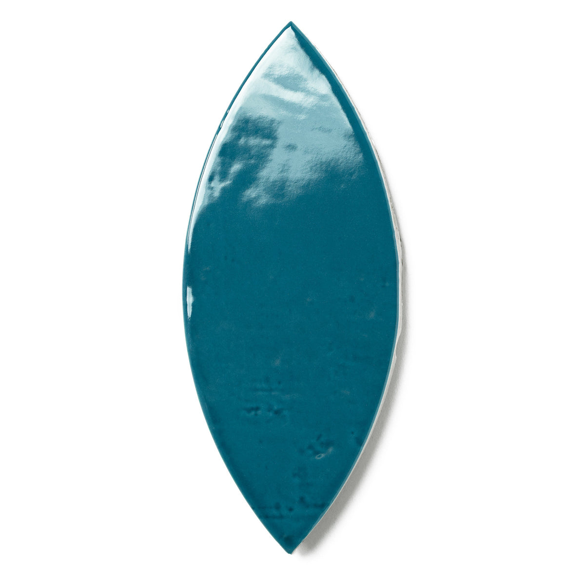 Bedrosians Legacy 3" x 8" Glossy Petal Porcelain Tile in Aquamarine | Item Code 100008858