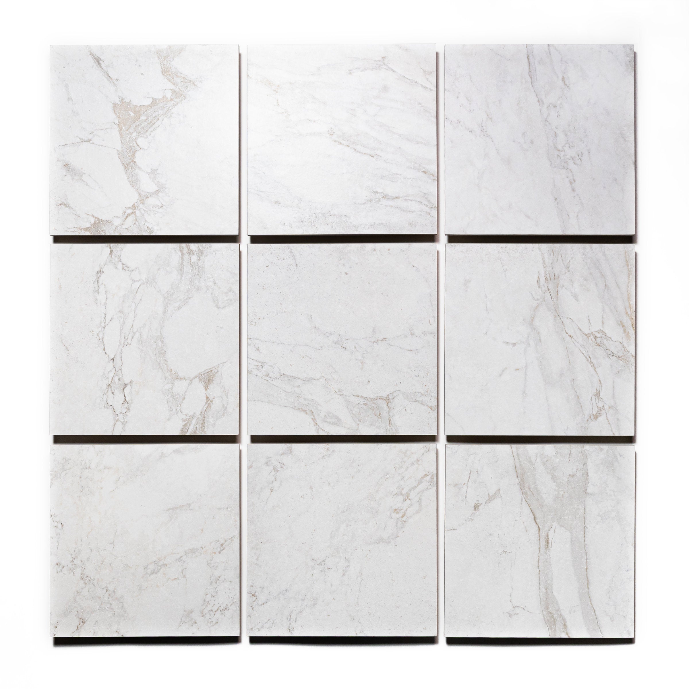 Bedrosians Antica Roma 12" x 12" Matte Porcelain Tile in Bianco | Item Code 100008987