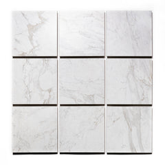 Bedrosians Antica Roma 12" x 12" Matte Porcelain Tile in Bianco | Item Code 100008987