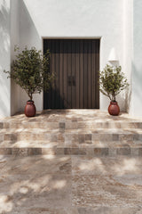 Bedrosians Sinai 6" x 6" R11 Anti-Slip Matte Pressed Porcelain Field Tile in Terra | Item Code 100008991