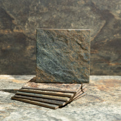 Bedrosians Sinai 6" x 6" R11 Anti-Slip Matte Pressed Porcelain Field Tile in Green | Item Code 100008993