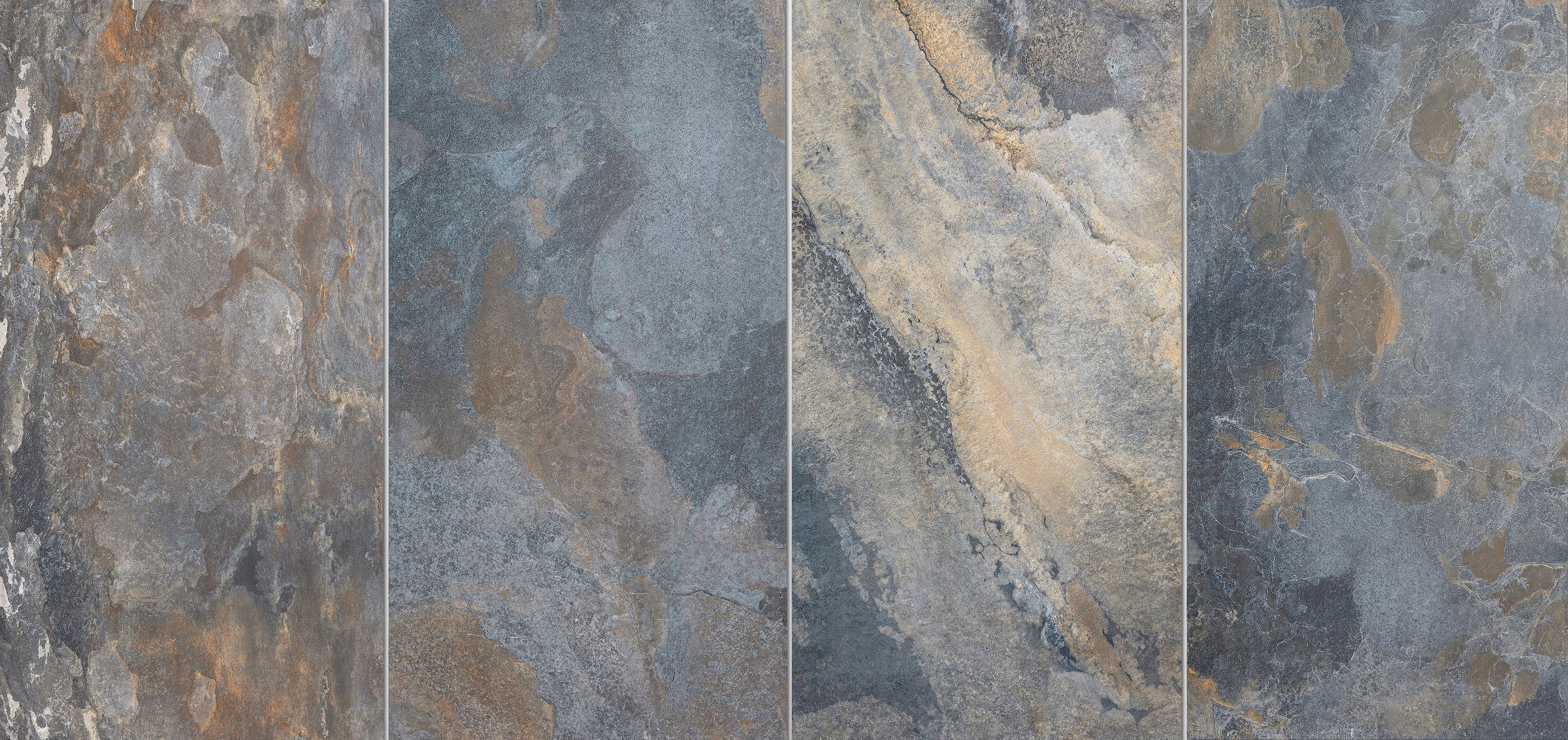 Bedrosians Sinai 24" x 48" R11 Anti-Slip Matte Rectified Porcelain Field Tile in Blue | Item Code 100008996
