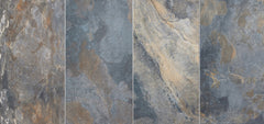 Bedrosians Sinai 24" x 48" R11 Anti-Slip Matte Rectified Porcelain Field Tile in Blue | Item Code 100008996