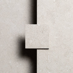 Bedrosians Oda 4" x 4" Soft Textured Matte Porcelain Offset Mosaic in Ice | Item Code 100009013