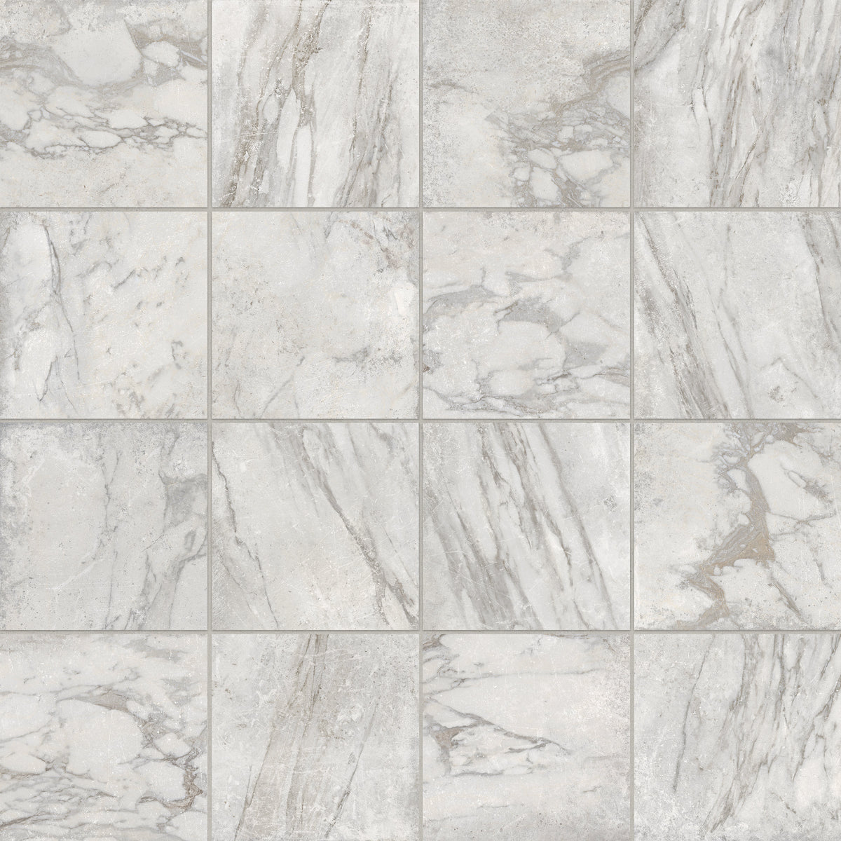 Bedrosians Antica Roma 12" x 12" Matte Porcelain Tile in Grigio | Item Code 100009095