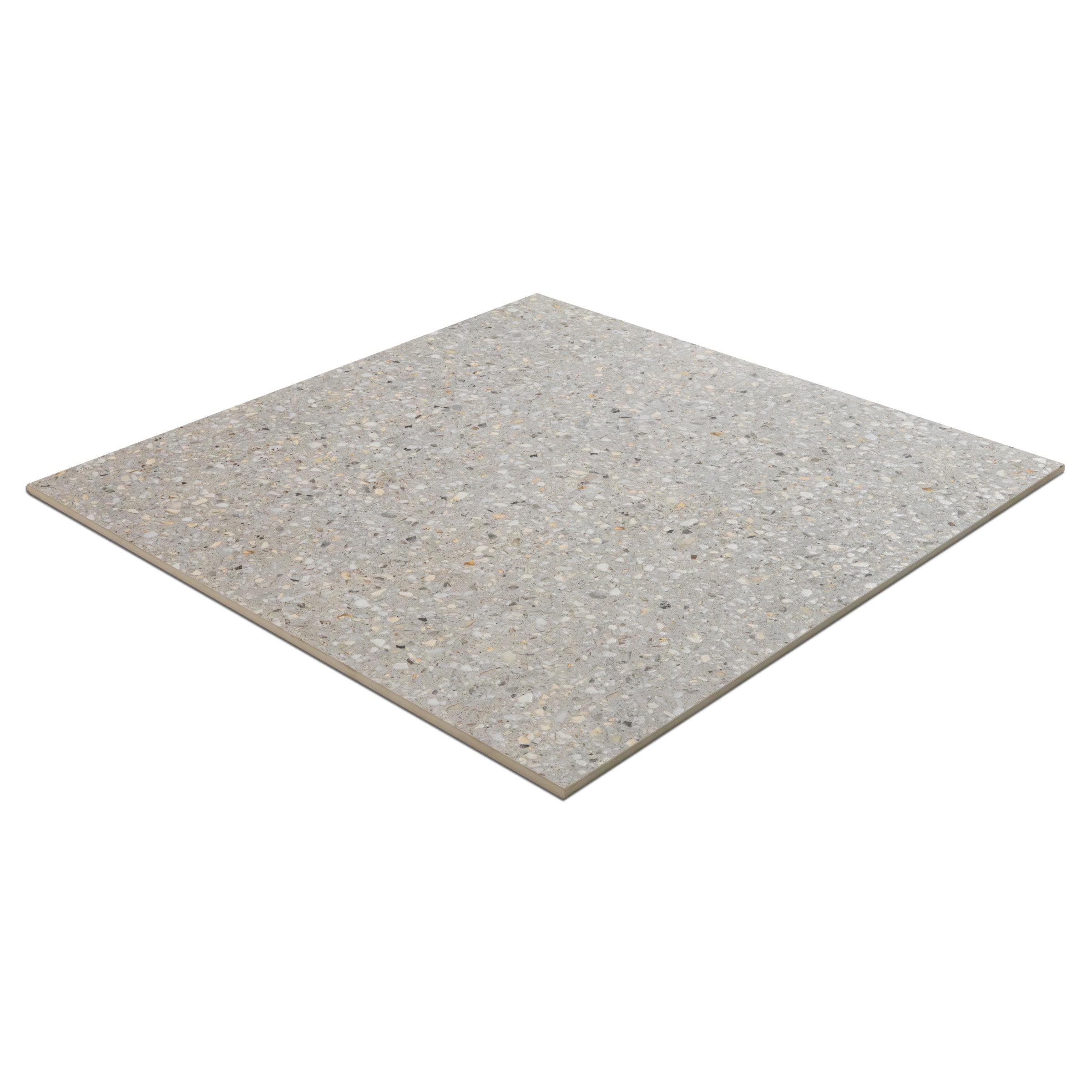 Bedrosians Mystere 24" x 24" Structured Porcelain Tile in Light Grey | Item Code 100009630