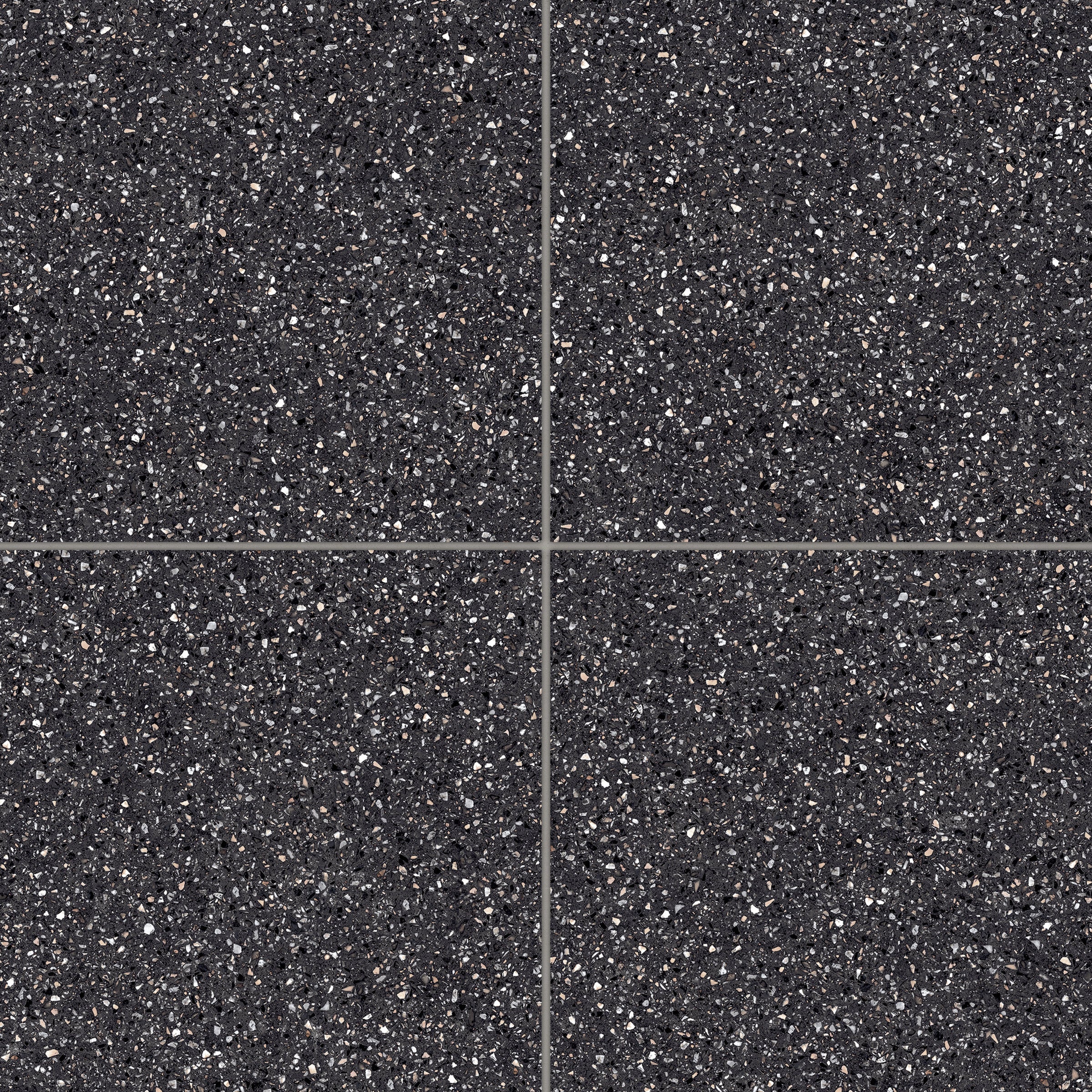 Bedrosians Mystere 24" x 24" Structured Porcelain Tile in Black | Item Code 100009633