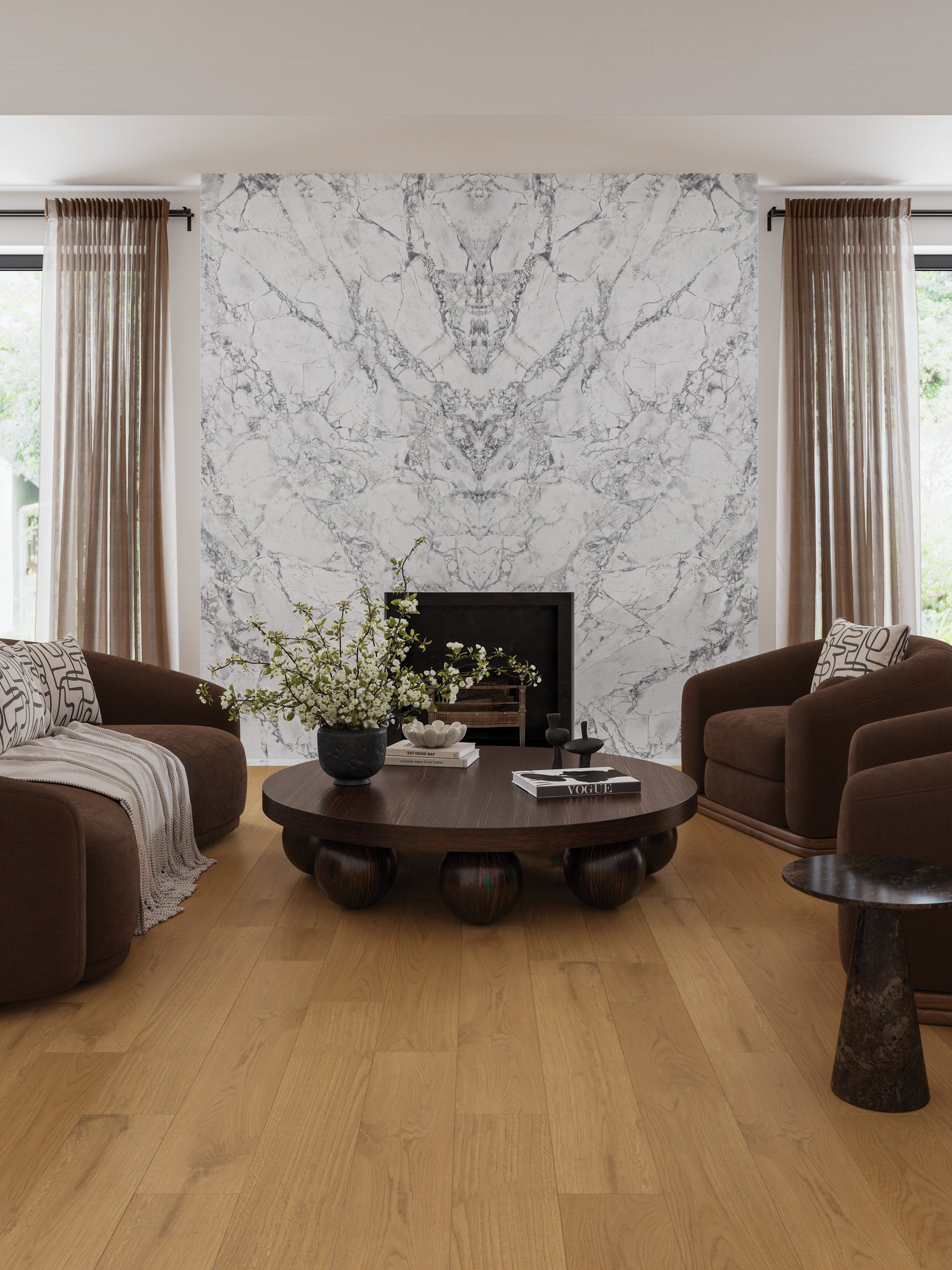 Bedrosians Newport 7.5" x 75" Engineered Hardwood Plank in Driftwood | Item Code 100005134