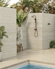 Bedrosians Poetry Stone 24" x 36" Matte Porcelain Paver in Ivory | Item Code 100005411
