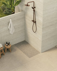 Bedrosians Poetry Stone 24" x 36" Matte Porcelain Paver in Ivory | Item Code 100005411