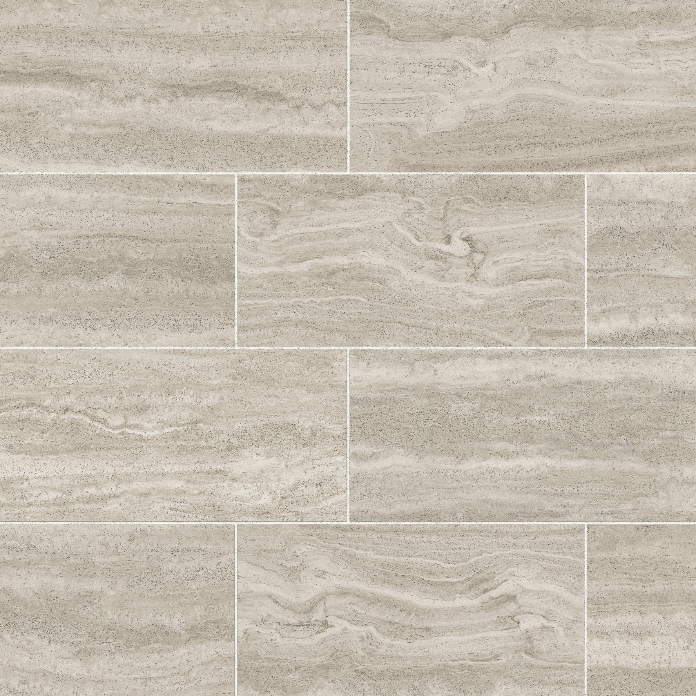 Bedrosians Tivoli 12" x 24" Natural Matte Porcelain Field Tile in Terra | Item Code 100010014