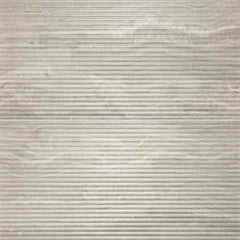 Bedrosians Tivoli 24" x 48" Natural Matte Porcelain Convesso Fluted Deco in Terra | Item Code 100010020
