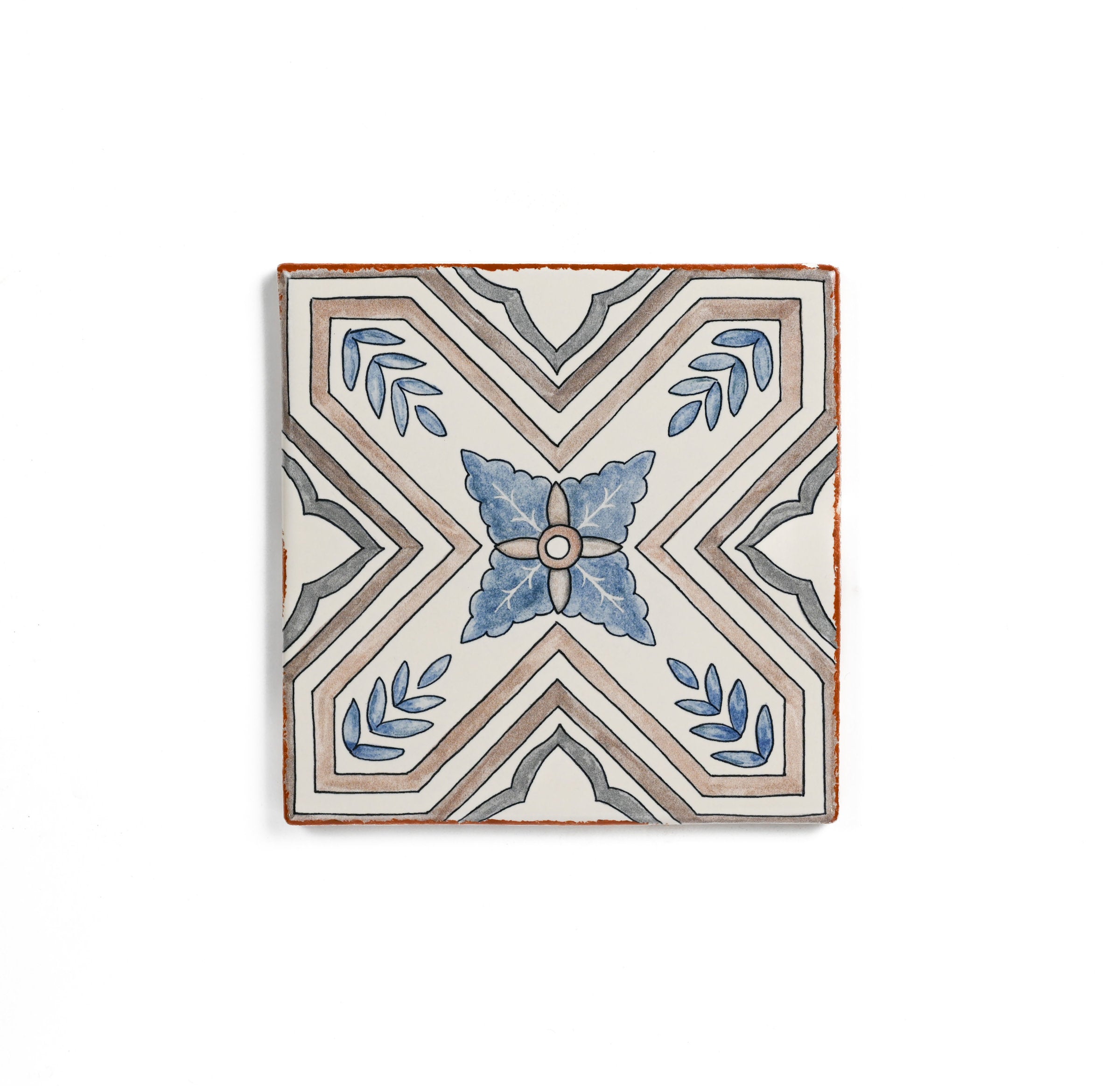 Bedrosians Palmetto Sierra 6x6 Ceramic Terracotta Field Tile Glazed | Item Code 100010054